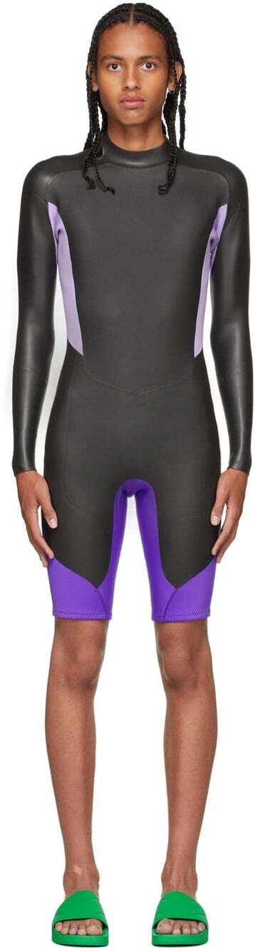 Stockholm Surfboard Club Gorham Lightning Wetsuit US M EU 48 Mens Purple $765